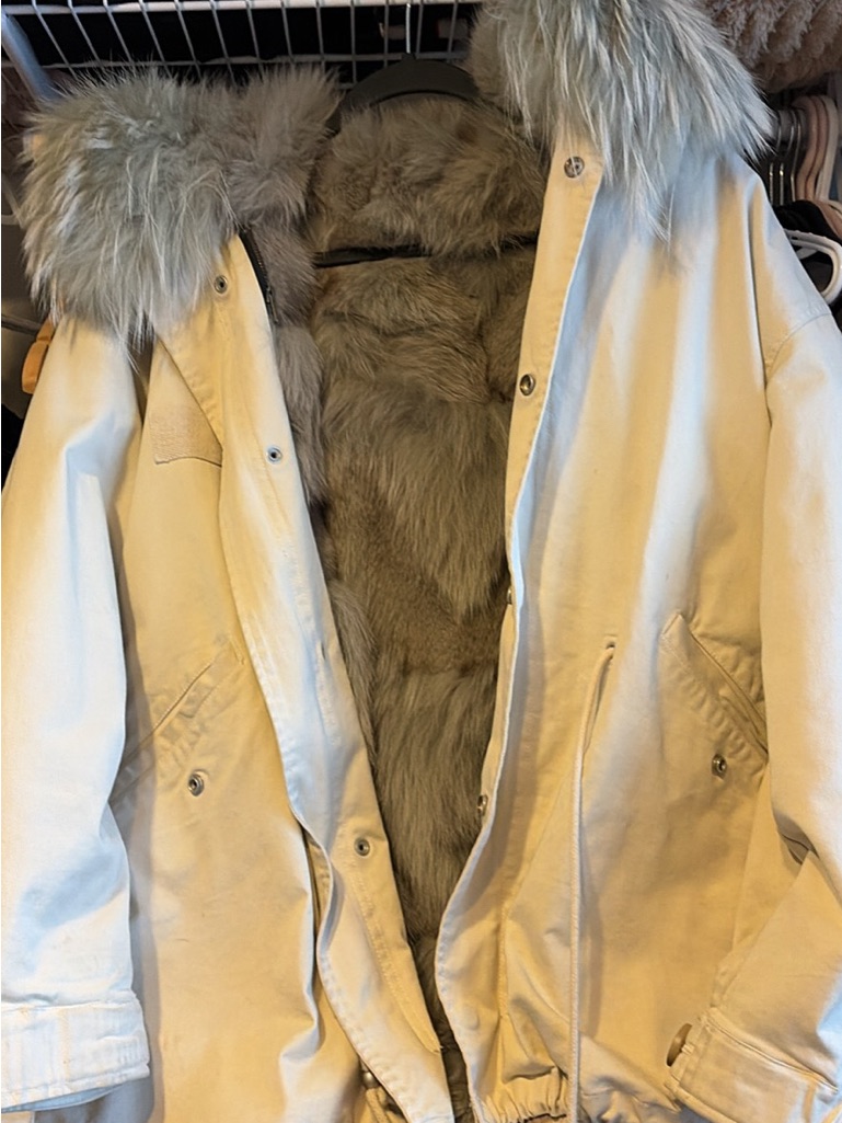 Real Fox Fur Lined Parka | Full Fur Interior | Luxury Winter Coat